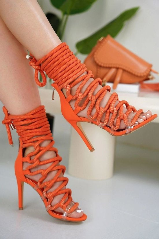 Orange B Heels