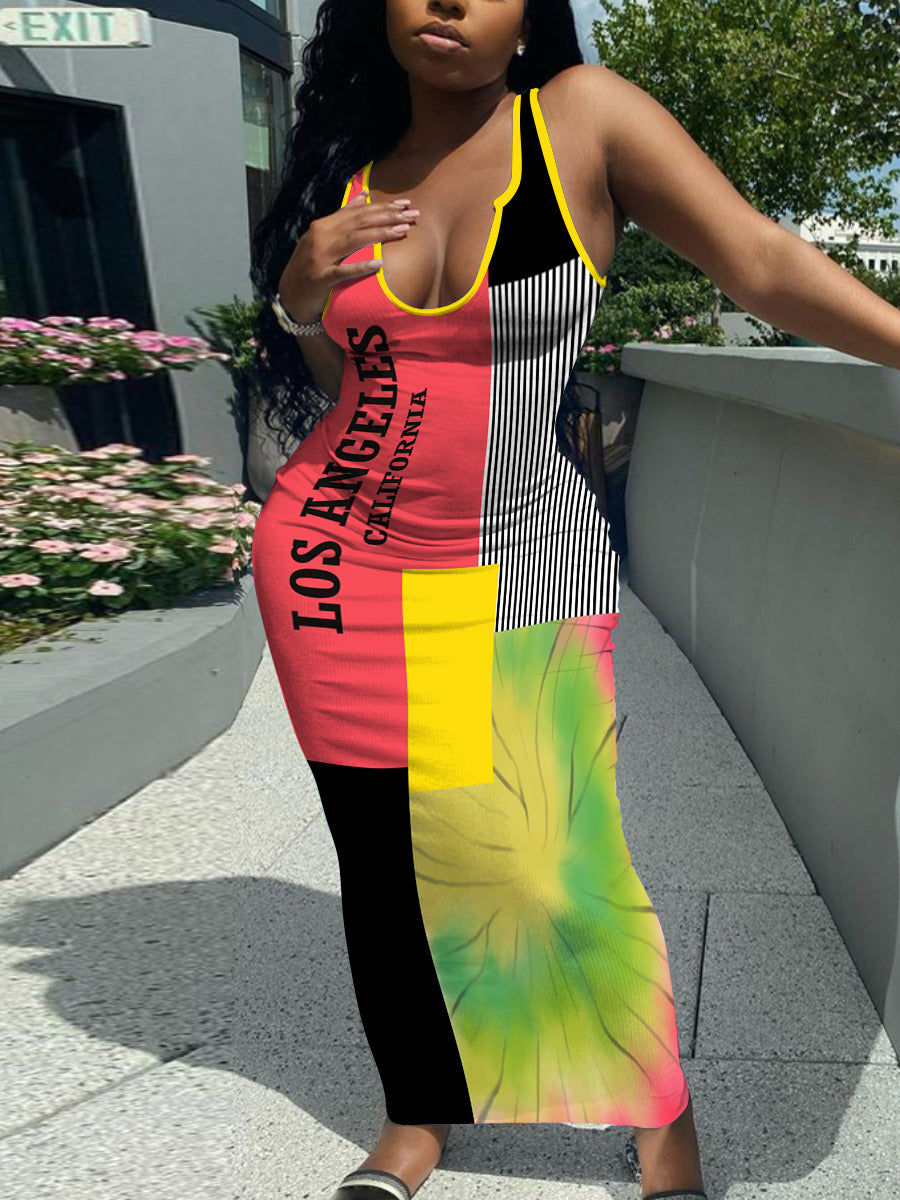 Women Multicolor Ankle Length Dress